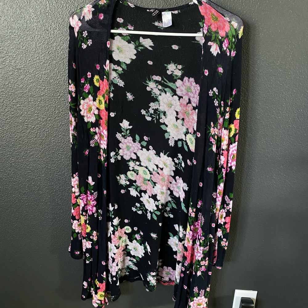 Floral cardigan